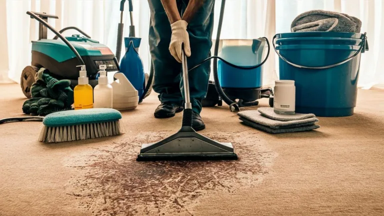 Jak vyčistit koberec ručně